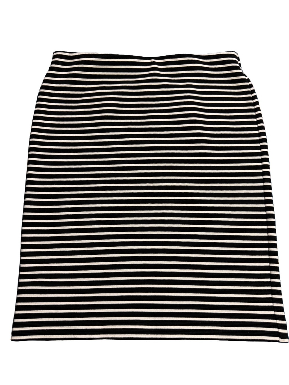 LOFT Black and White Striped Pencil Skirt- Size SP